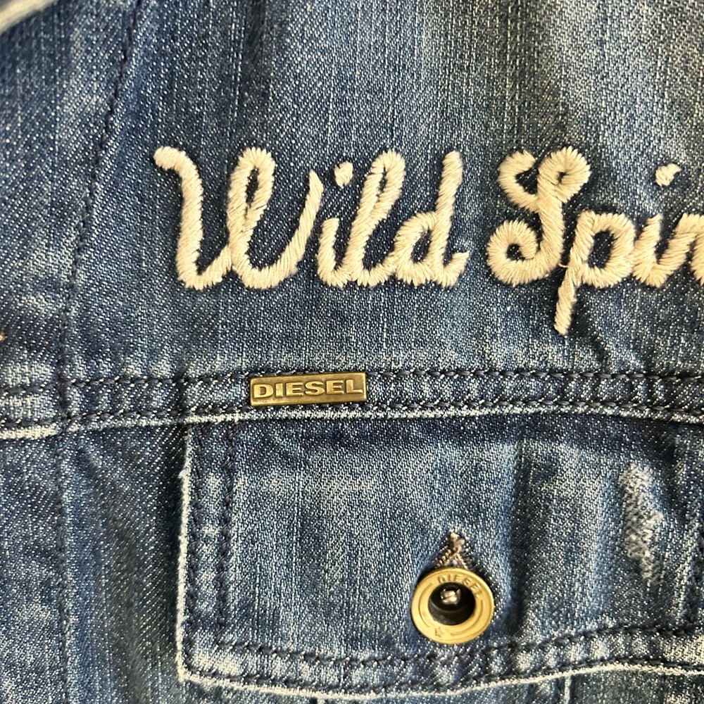 Diesel Industry Wild Spirit Women’s Jeans Jacket Size M - Picture 6 of 16